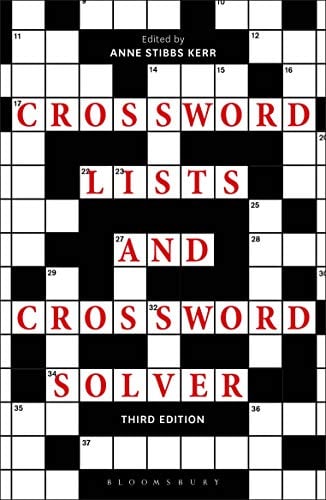 Crossword Lists & Crossword Solver (Third Edition)