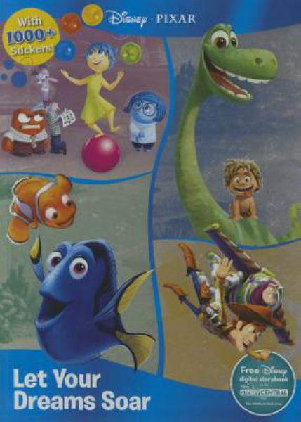 Let Your Dreams Soar Color & Sticker Book (Disney Pixar)