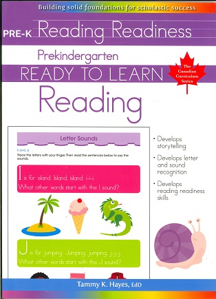Prekindergarten Reading (Ready to Learn, Canadian Curriculum Series)