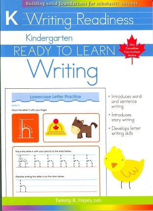 Kindergarten Writing (Ready to Learn, Canadian Curriculum Series)