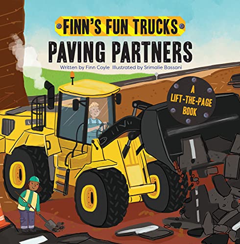 Paving Partners: A Lift-the-Page Book (Finn's Fun Trucks)