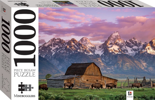 Moulton Barn, Wyoming, USA 1000 Piece Jigsaw Puzzle (Mindbogglers)