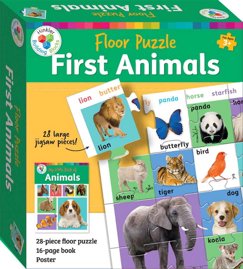 First Animals Floor Puzzle (Hinkler Building Blocks)