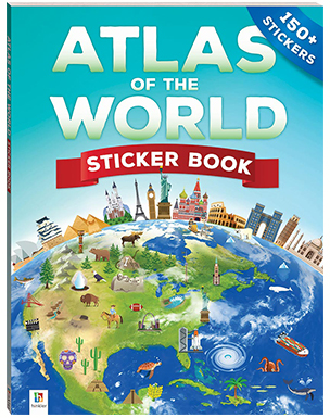 Atlas of the World Sticker Book