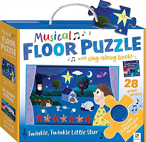 Twinkle Twinkle Little Star: 28 Piece Musical Floor Jigsaw Puzzle with Sing-Along Book