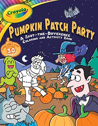 Pumpkin Patch Party: A Spot-the-Difference Coloring and Activity Book (Crayola)