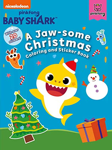 A Jaw-some Christmas Coloring and Sticker Book (Baby Shark)