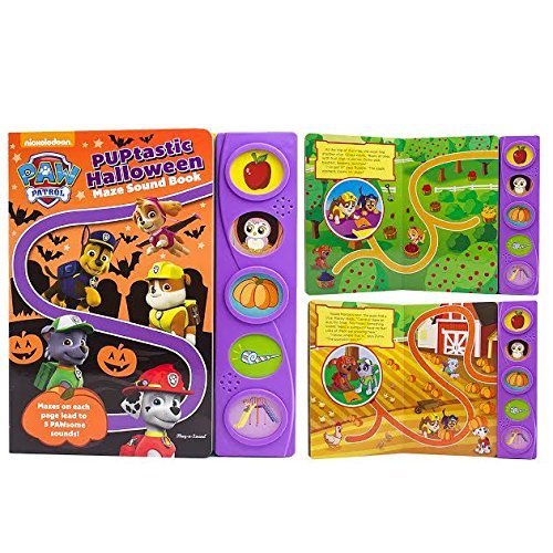 Puptastic Halloween Maze Sound Book (Paw Patrol, Play-a-Sound)