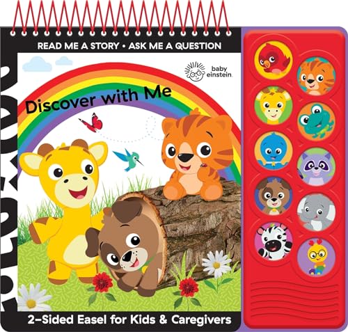 Discover With Me: 2-Sided Sound Book Easel for Kids & Caregivers (Baby Einstein)