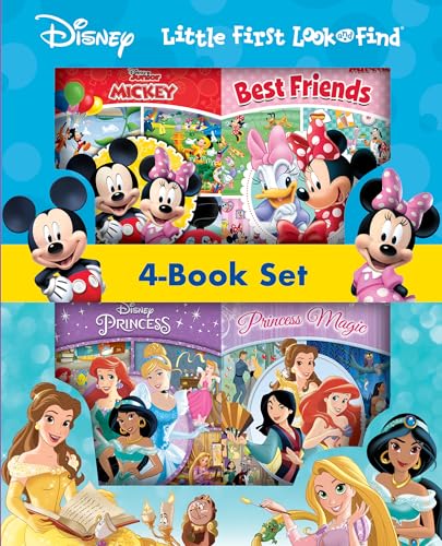 Disney Little First Look and Find (Mickey/Best Friends/Disney Princess/Princess Magic)