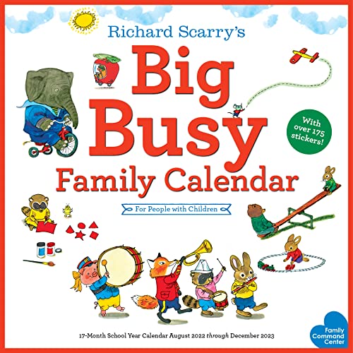 Richard Scarry's Big Busy Family 2023 Wall Calendar