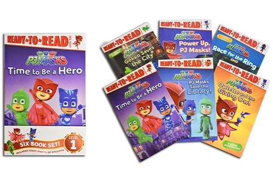 PJ Masks Six Book Set (Ready-to-Read, Level 1)