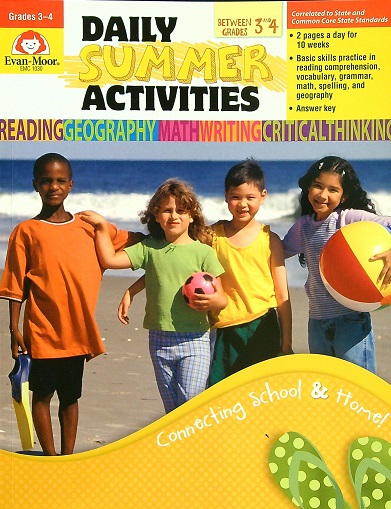 Daily Summer Activities (Between Grades 3 and 4)