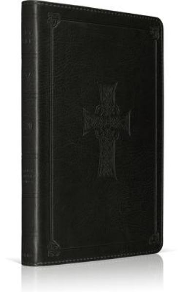 ESV Thinline Bible (TruTone Charcoal, Celtic Cross Design)