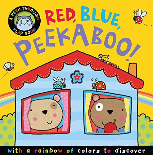 Red, Blue, Peekaboo! (Peek-Through Flap Books)