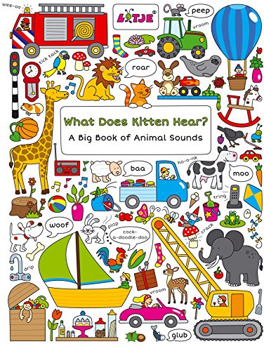 What Does Kitten Hear?: A Big Book of Animal Sounds (Lotje Everywhere)