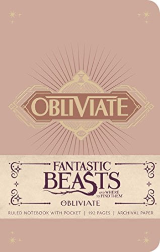 Obliviate Hardcover Ruled Notebook (Fantastic Beasts and Where to Find Them)