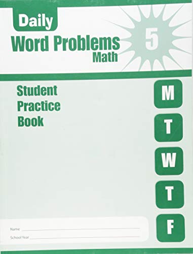 Daily Word Problems Math, Grade 5 Individual Student Practice Book