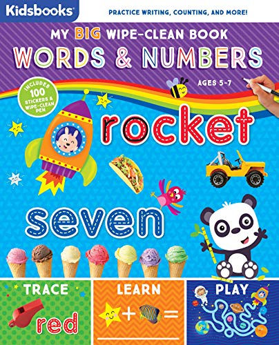 Words and Numbers (My Big Wipe-Clean Book)