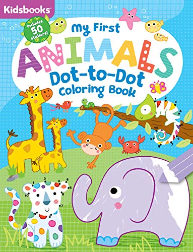 My First Animals Dot-to-Dot Coloring Book