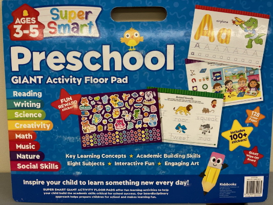 Preschool Giant Activity Floor Pad: Ages 3-5 (Super Smart)