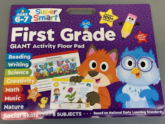 First Grade Giant Activity Floor Pad (Super Smart, Ages 6-7)