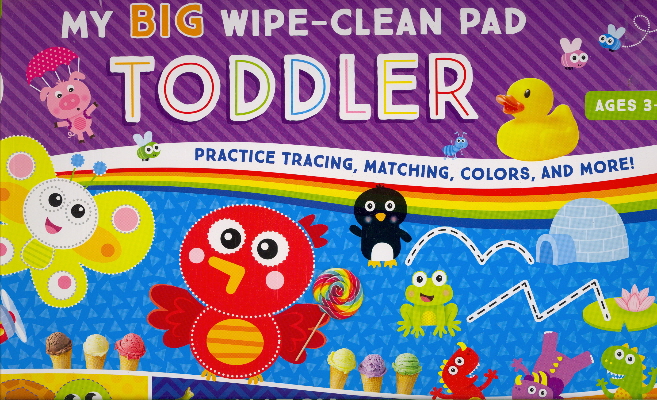 My Big Wipe-Clean Pad: Toddler (Ages 3-4)