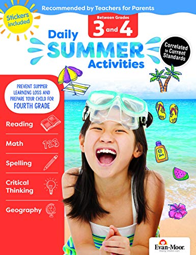 Daily Summer Activities (Between Grades 3 - 4)