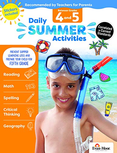 Daily Summer Activities (Between Grades 4 and 5)