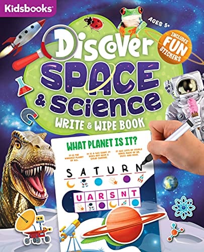 Space & Science: Write & Wipe Book (Discover)