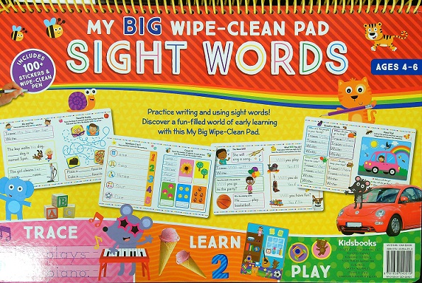 Sight Words (My Big Wipe-Clean Pad)