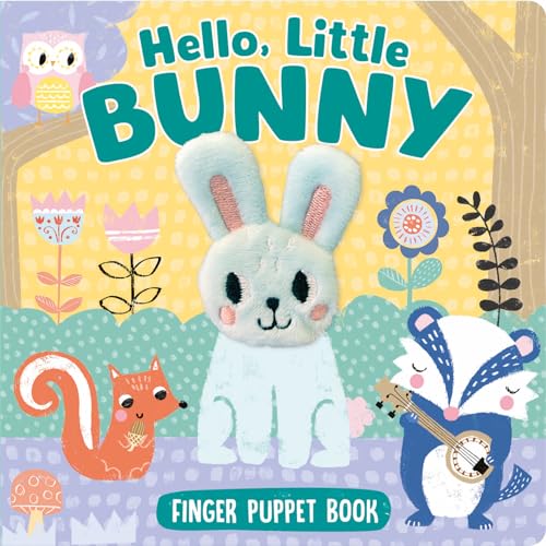 Hello, Little Bunny Finger Puppet Book - Board Books | Book Depot