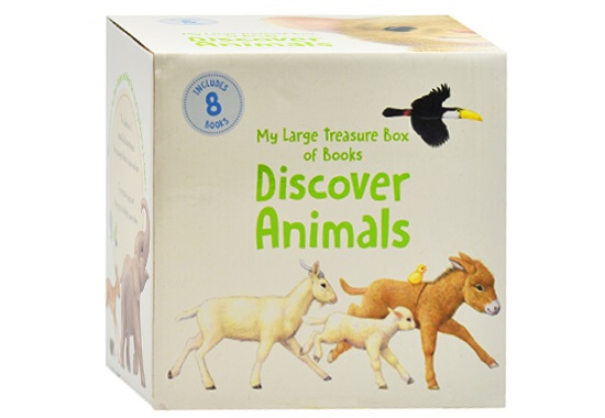Discover Animals: My Large Treasure Box of Books (8-Book Set)