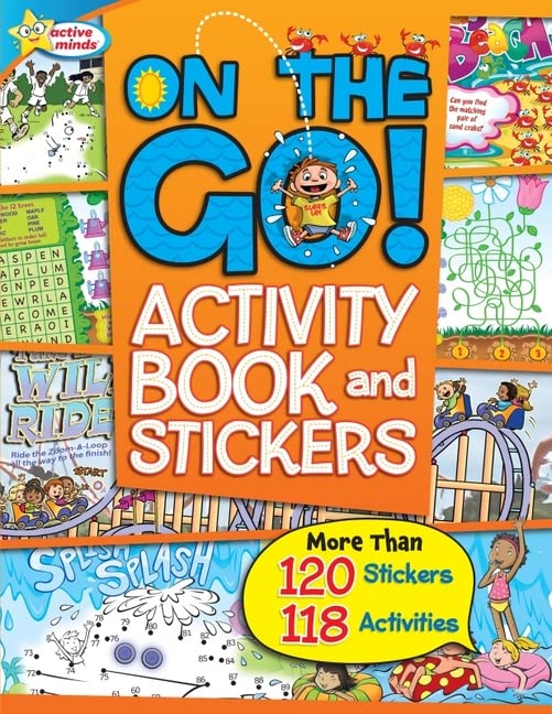 On the Go: Activity Book and Stickers (Active Minds)
