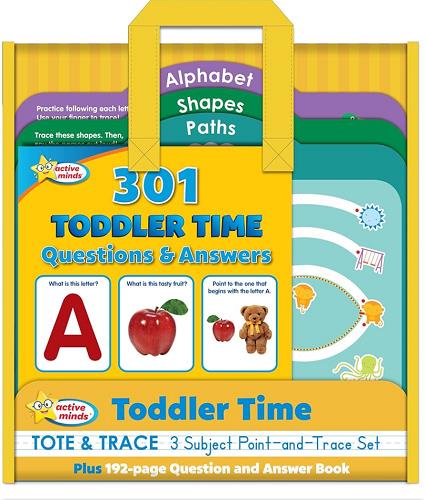 Toddler Time Tote & Trace: 3 Subject Point-And-Trace Set (Active Minds)