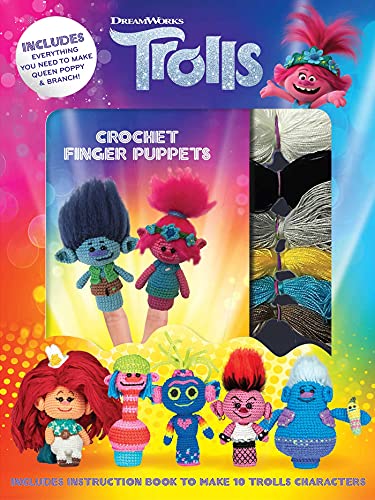 Crochet Finger Puppets (DreamWorks Trolls)