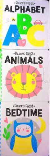 Baby's First 3 Book Set (Alphabet/Animals/Bedtime)