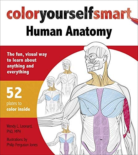 Human Anatomy: The Fun, Visual Way to Learn About Anything and Everything (Color Yourself Smart)