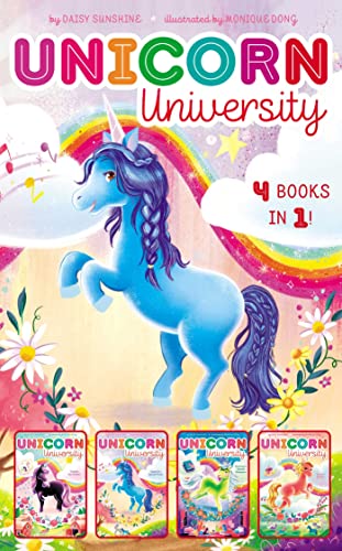Unicorn University 4 Books in 1! (Twilight, Say Cheese!/Sapphire's Special Power/Shamrock's Seaside Sleepover/Comet's Big Win)