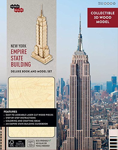 New York Empire State Building Deluxe Book and Model Set (IncrediBuilds)