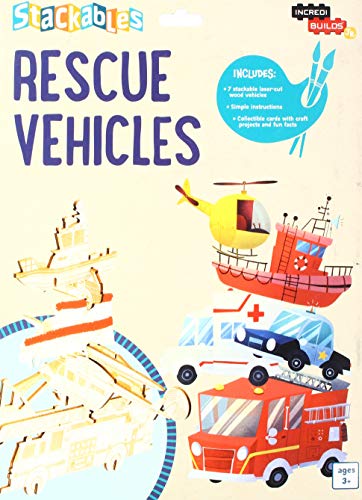 Rescue Vehicles (IncrediBuilds Jr. Stackables)