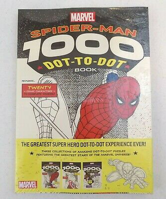 Marvel 1000 Dot-to-Dot Books (Spider-Man/The Amazing/Guardians of the Galaxy)