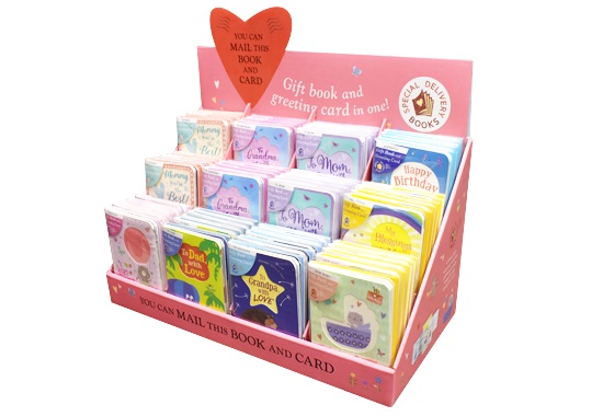 Special Delivery Gift Books and Greeting Cards (60 Books with Display Case)