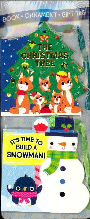 Book Ornament Gift Tag (The Christmas Tree/It's Time to Build a Snowman)