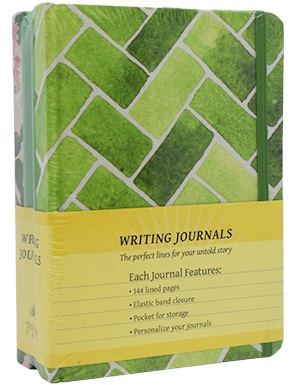 Writing Journals (3 Book Set, Green Brick)