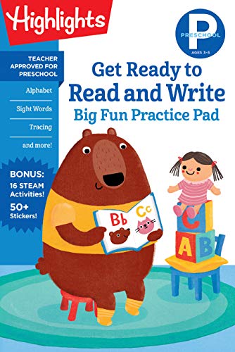 Get Ready to Read and Write Big Fun Practice Pad (Preschool)