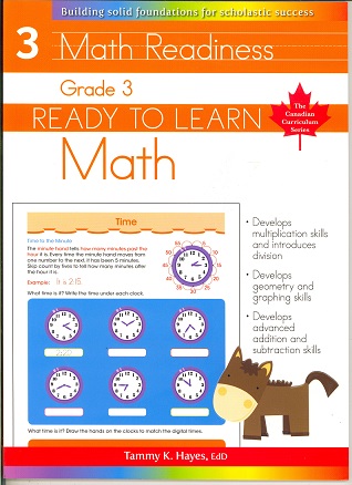 Grade 3 Math (Ready to Learn, Canadian Curriculum Series)