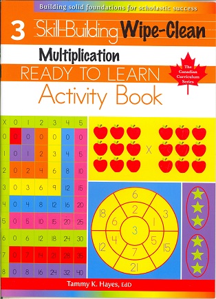 Multiplication: Grade 3 Skill building Wipe-Clean Activity Book (Ready to Learn, Canadian Curriculum Series)