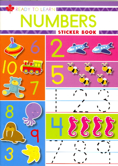 Numbers Sticker Book (Ready to Learn, Canadian Curriculum Series)