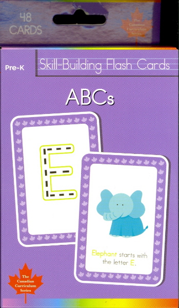 ABCs Skill-Building Flash Cards (Canadian Curriculum Press, Pre-K)